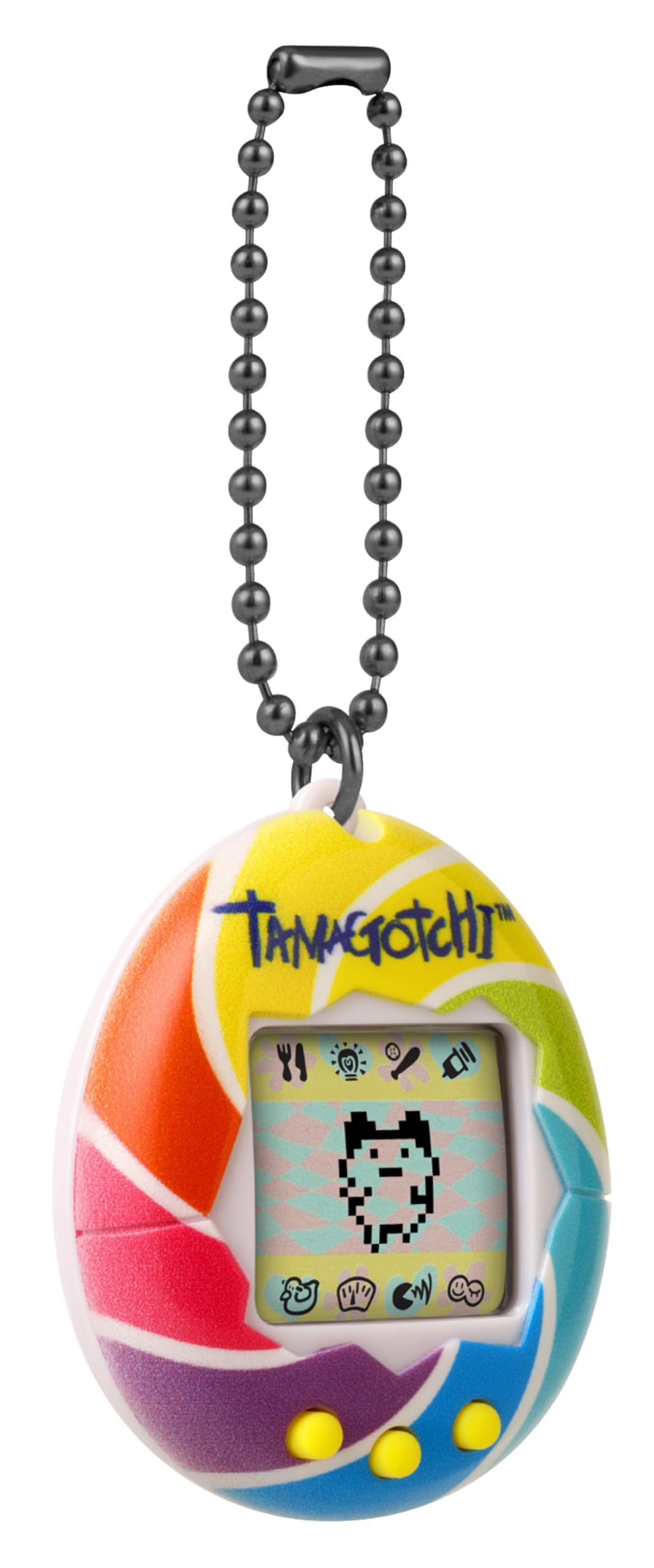 TAMAGOTCHI Original Candy Swirl Mascota Electrónica para Niños Juguete Interactivo Original de Bandai