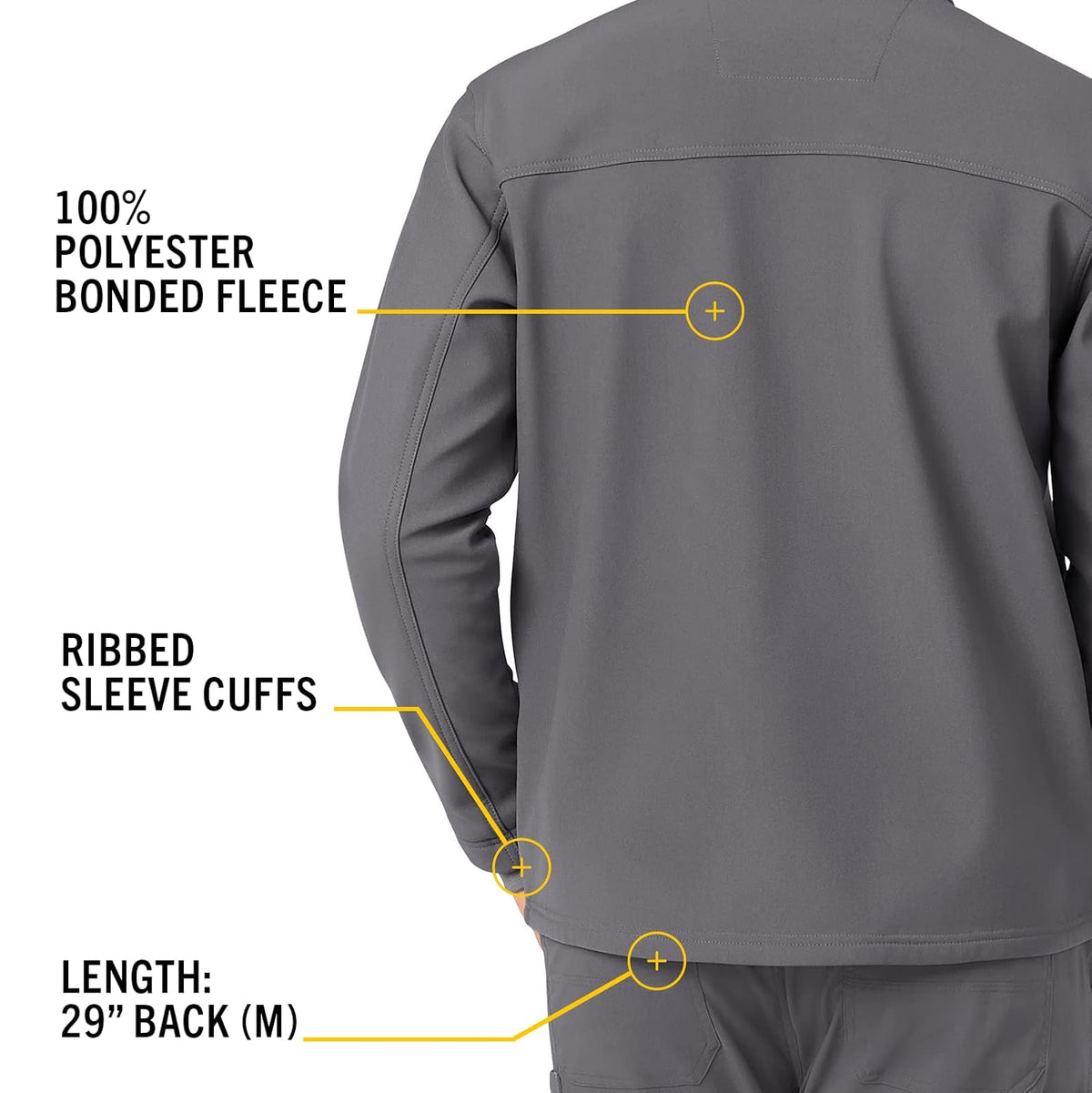 Carhartt Men's Fluid Resistant Fleece Jacket Chaqueta Hombre