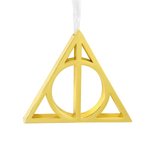 Hallmark Harry Potter - Adorno navideño con símbolo de Las Reliquias de la Muerte, Metal