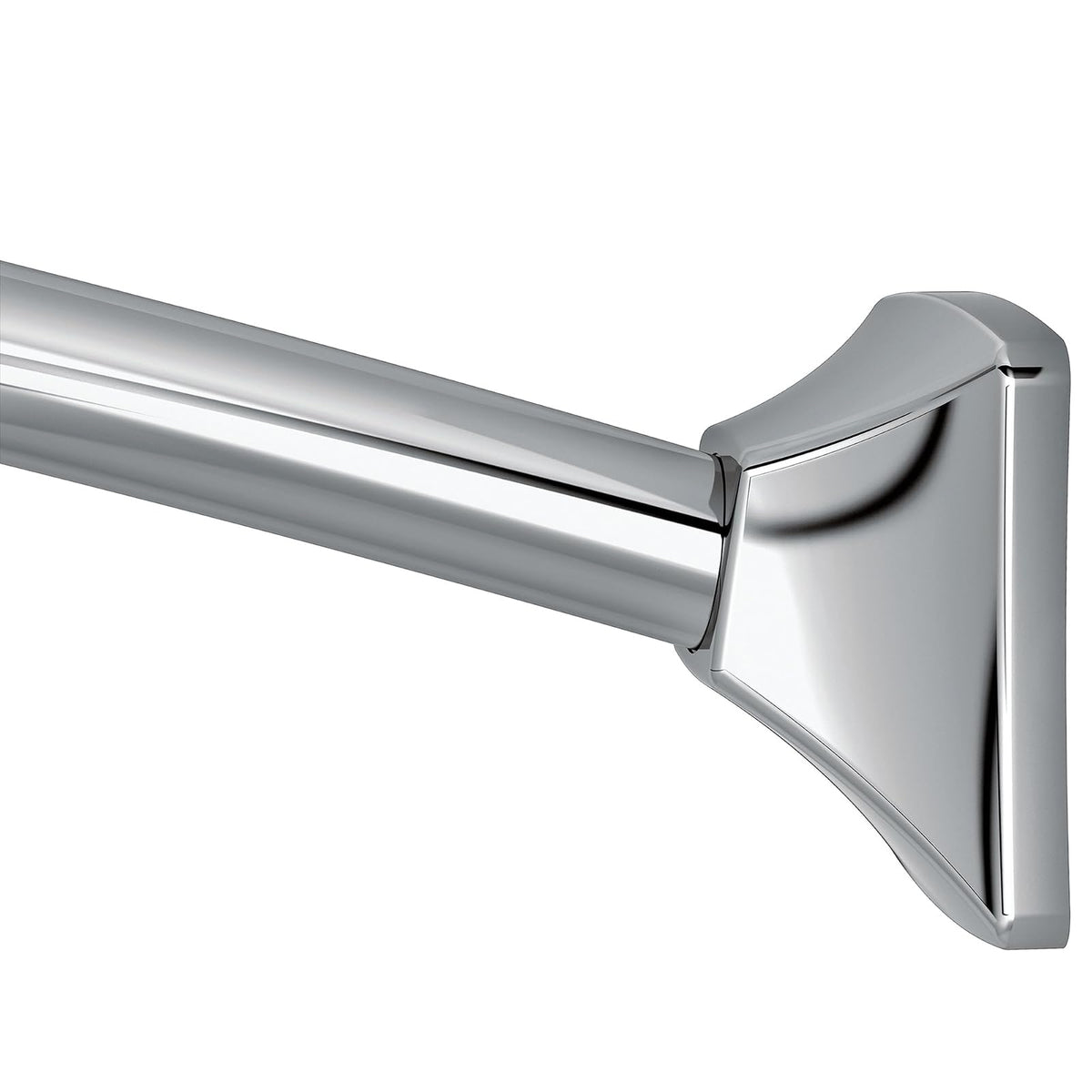 Moen CSR2164CH Barra de Ducha Curvada Ajustable de Montaje Permanente, 182 cm, Cromado
