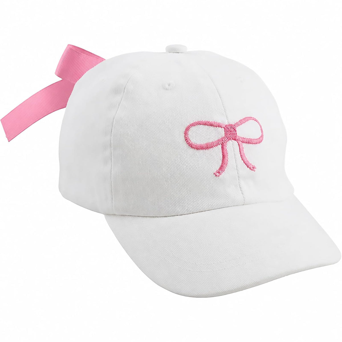 Mud Pie Children's Embroidered Hat with Bow