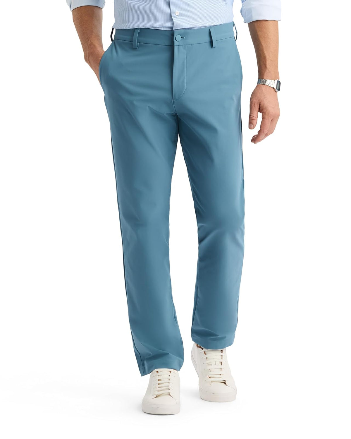 Dockers Go Airweave Pantalón Chino Slim Fit para Hombre - 32W x 29L - Piedra azul