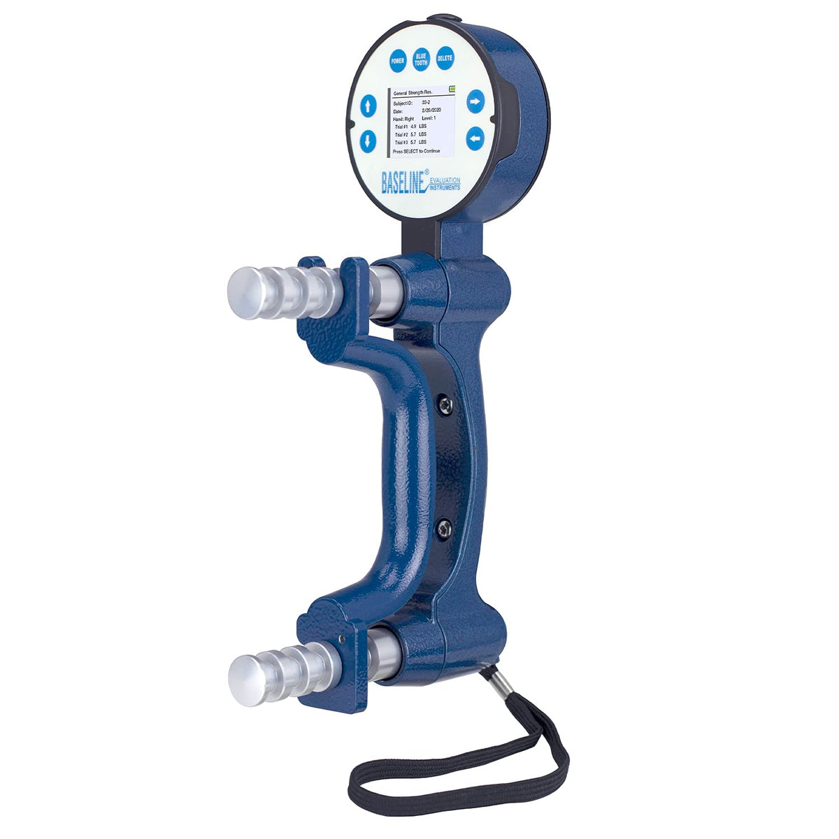 Baseline BIMS Dinamómetro de Mano Digital de 5 Posiciones para Pruebas de Fuerza de Agarre y Evaluación de Terapia Profesional