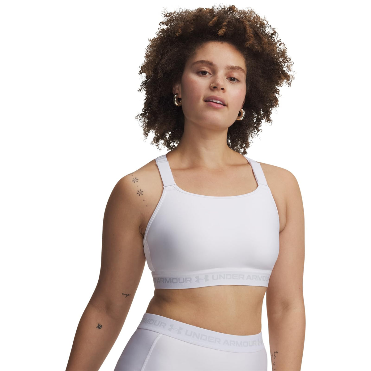 Under Armour Top para Entrenamiento Heatgear High para Mujer Talla M Color Blanco