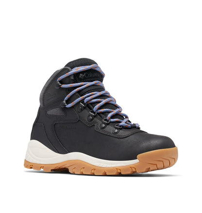 Columbia Newton Ridge Plus Bota de Senderismo Impermeable para Mujer - 24.5 cm - Negro - Luna Nueva