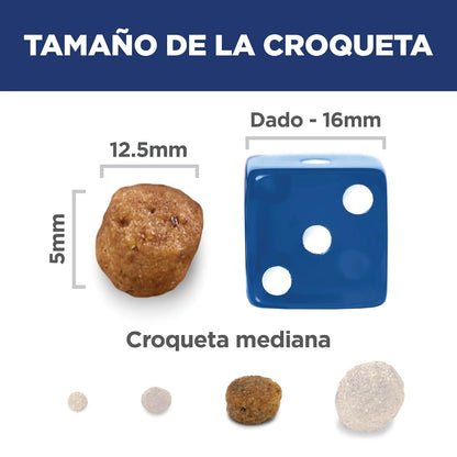 Hill's Science Diet Croquetas para Perro Senior 7+ Sabor Pollo 12Kg | Croquetas Hill's para perro, pollo real, soporte envejecimiento, salud de corazón y riñones, articulaciones sanas