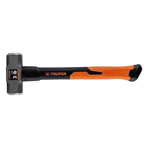 Truper MD-3F, Marro octagonal 3 lbs, mango fibra de vidrio