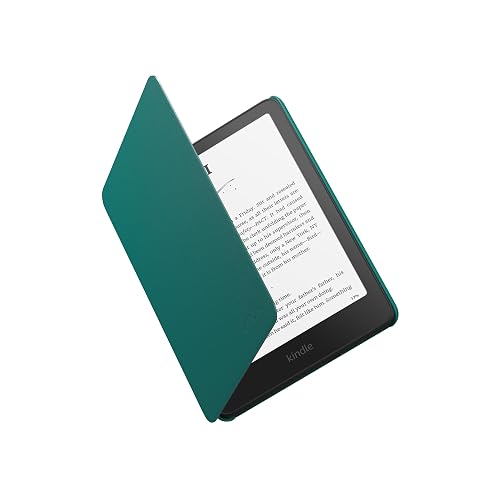 Funda de cuero de origen vegetal de : funda protectora ligera diseñada pensando en la sustentabilidad para los Kindle Paperwhite y Kindle Colorsoft