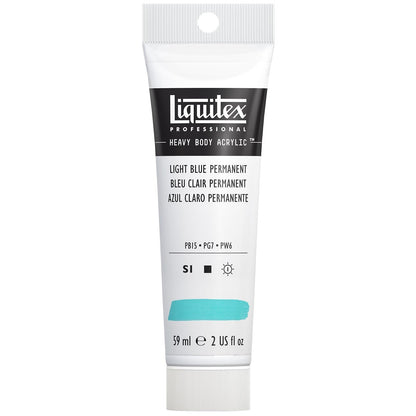 Liquitex Heavy Body pintura acrílica Brilliant Purple 59 ml - Azul (Light Blue Permanent 770)