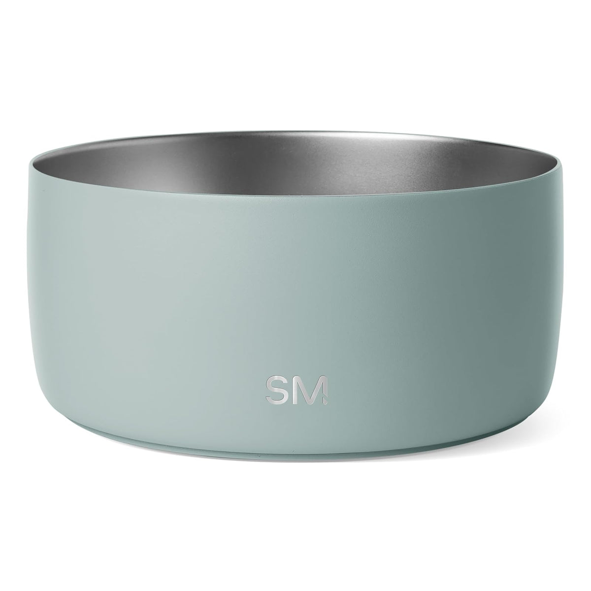 Simple Modern Tazón de Acero Inoxidable para Mascotas, Doble Pared - 8 Cups - Sea Glass Sage