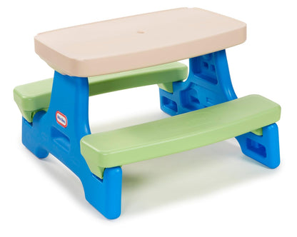 Little Tikes Easy Store Junior Play Table, Verde