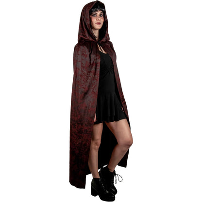 REV Capa Antigua de Poliéster – Capa Estilo Histórico para Disfraz de Hechicero, Monje o Anciano – Ideal para Cosplay, Evento Escolar, Halloween o Fiesta Temática