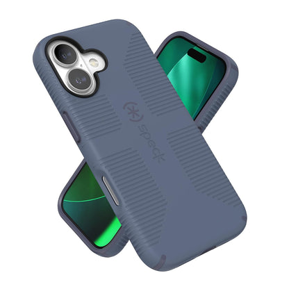 Speck CandyShell Grip Funda para iPhone 17 Compatible con MagSafe - iPhone 17 - Azul