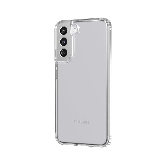 tech21 EVO - Funda Transparente para Samsung Galaxy S22 Plus - Funda Protectora y Transparente con protección contra caídas múltiples de 12 pies