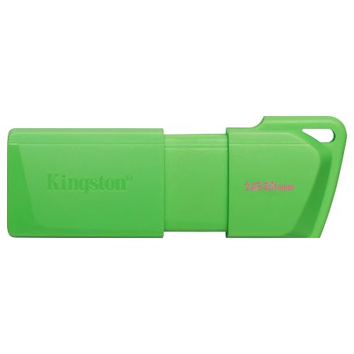 Kingston USB DataTraveler Exodia M, Capacidad: 128GB, USB-A 3.2 Gen 1, Color: Verde Neon, SKU: KC-U2L128-7LG