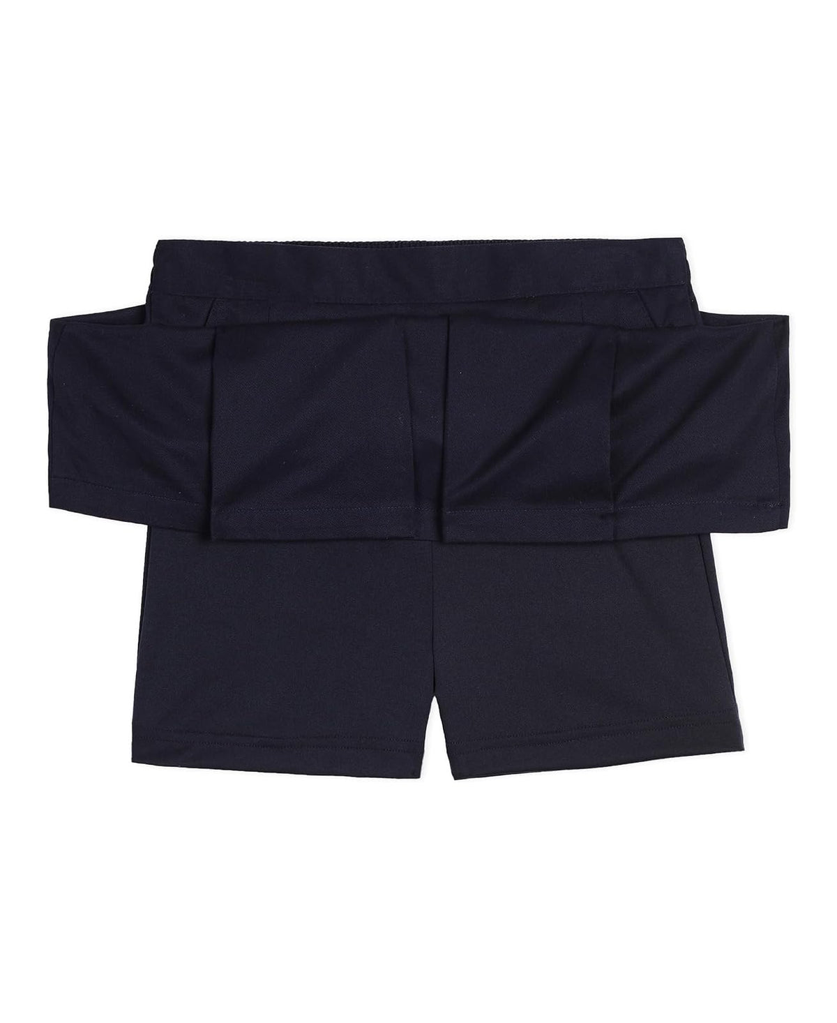 Nautica Falda Plisada de Uniforme Escolar con Pantalones Cortos, Cintura de Punto, Resistente a Las Arrugas y a la decoloración Falda Scooter para Niñas