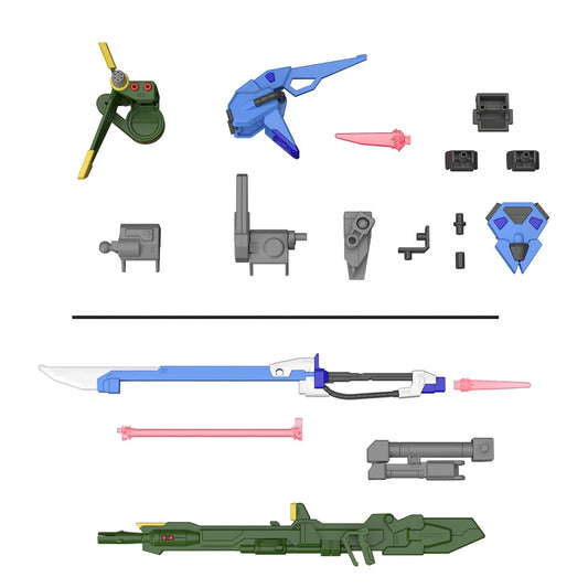 BANDAI SPIRITS - Juego de piezas opcionales Gunpla 02 (Lanzer Striker & Sword Striker), modelo de plástico codificado por colores