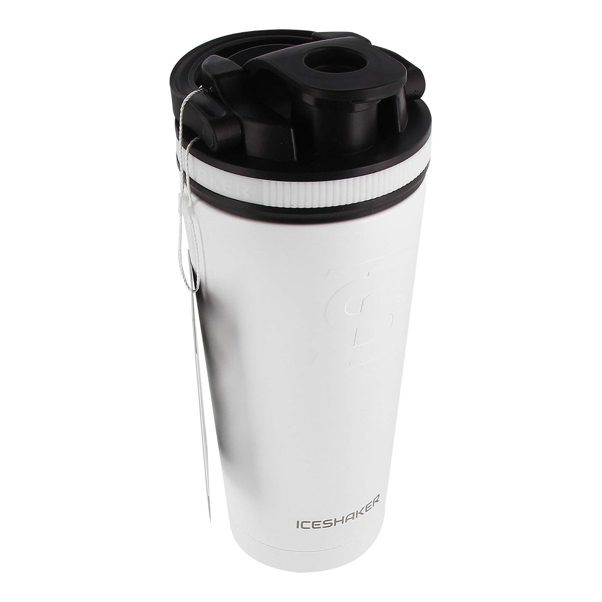 Ice Shaker TERMO SHAKER BLANCO acero inoxidable, marca ICE SHAKER, mantiene tu bebida por más tiempo a la temperatura que deseas