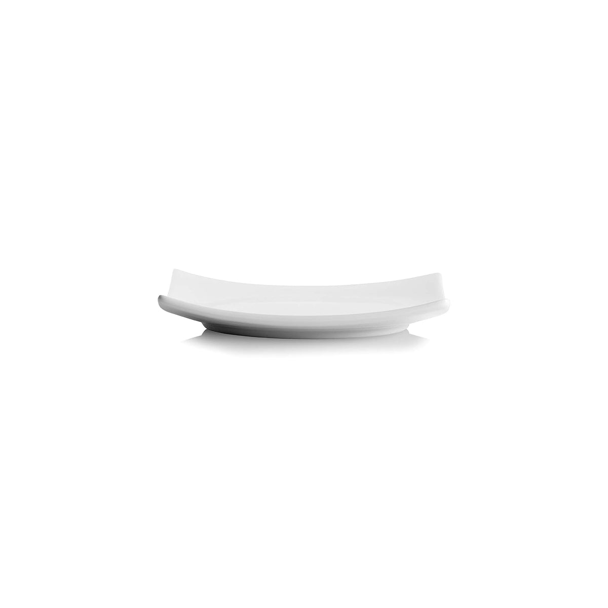 10 platos cuadrados de cerámica de fresa Street Simply White de 6 pulgadas, juego de 6 unidades