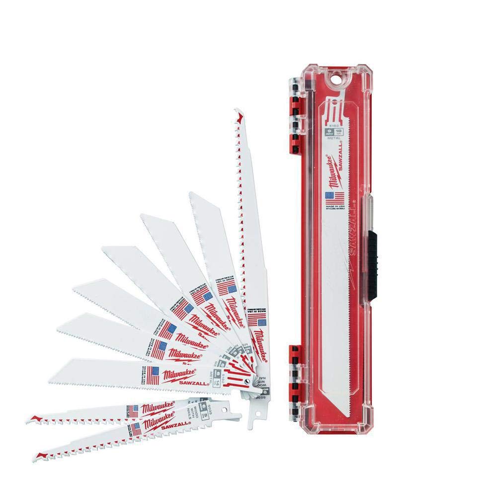MILWAUKEE 'S Recip Juego de hojas de sierra, TPI 14, 24, 5, 18, 5, color blanco