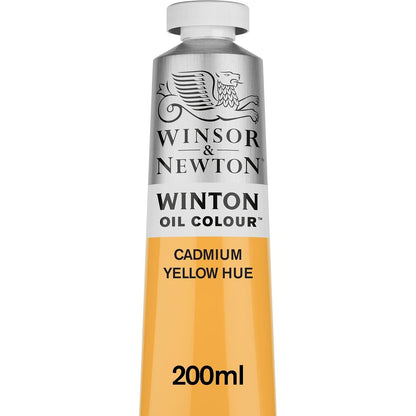 Winsor & Newton Winton Pintura de Óleo 200 ml - Amarillo (Cadmium Yellow Hue 109)