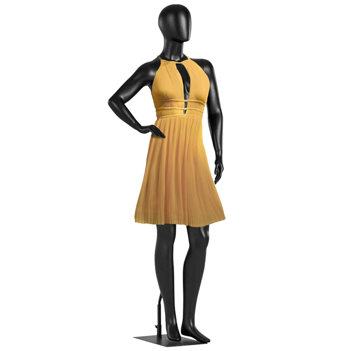SereneLife Maniquí Masculino 185cm Cabeza Ajustable Desmontable - Femenino - Negro