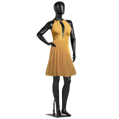 SereneLife Maniquí Masculino 185cm Cabeza Ajustable Desmontable - Femenino - Negro