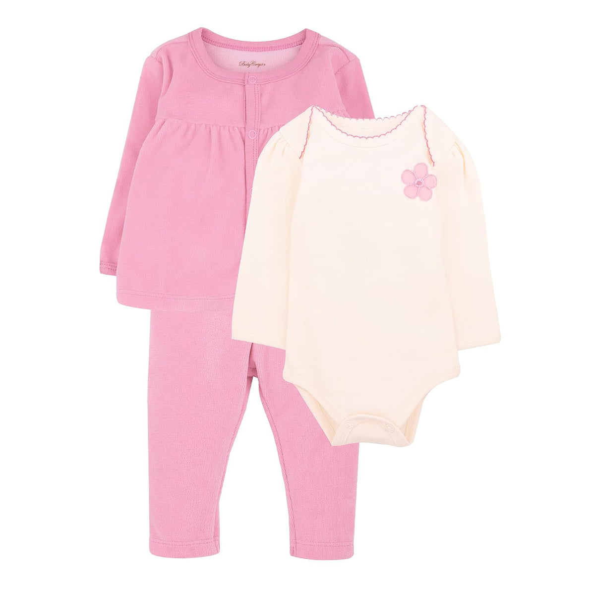 Baby Creysi Conjunto 3 Piezas para Bebé Pack de 3 Algodón Hipoalergénico