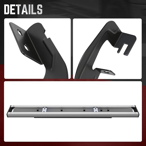 DNA Motoring Estribos Laterales de Acero Inoxidable para Chevrolet Silverado/GMC Sierra 2007-2019