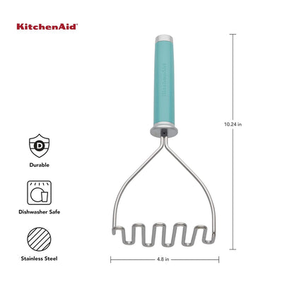 KitchenAid KE008OHAQA - Mashadora de alambre clásica, talla única, color azul