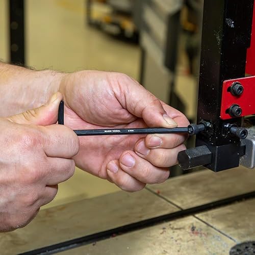 Klein Tools BLS22H - Juego de llaves hexagonales de 22 piezas, 1/16 a 3/8 pulgadas y 1.5 a 10 mm, con mango en T y protección contra la corrosión