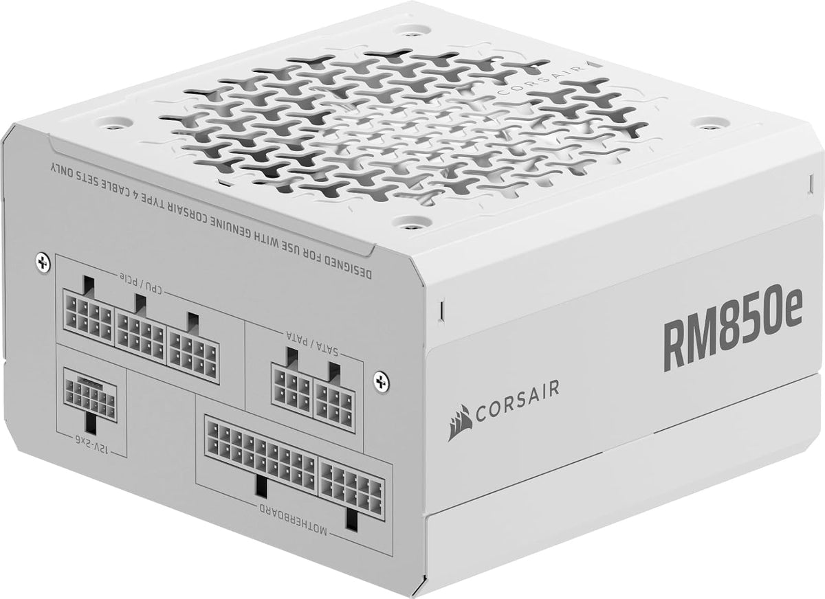 Corsair RM1000e Fuente de poder modular de 1000 W - RMe (2025) - 850 W - Blanco