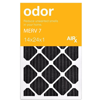 AiRx ODOR 20 x 20 x 1 Filtros de aire – Mejor para el control de olor, 14 x 14 x 1, Blanco - 14 x 24 x 1