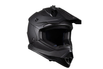 KOV Casco Hunter Negro Mate Motocross Certificado Dot ATV