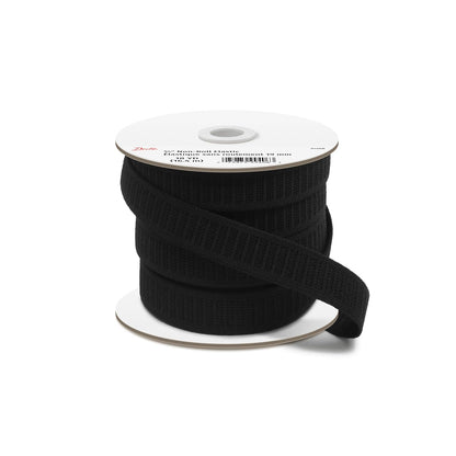 Dritz 9406B tela elástico no enrollable, negro, 3/4 pulgadas por 18 yardas | Resistente al rollo y a la torsión, para cintura y proyectos de costura
