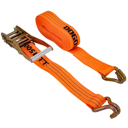 DOGOTULS Sujetacarga 2"X30´Ft, Con Matraca, Gancho Tipo J, 1.5T (1 500KG) RI5041