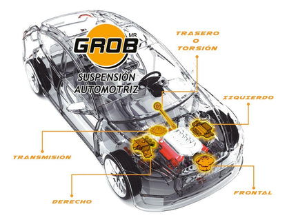 GROB Soporte Motor Derecho Cube Tiida Versa