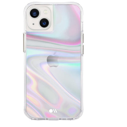 Case-Mate - Soap Bubble - Funda para iPhone 13 - Diseño Iridiscente - Protección contra caídas de 10 pies - 6.1 Pulgadas - Burbuja de Jabón