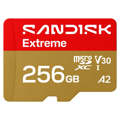 SanDisk Extreme Tarjeta microSD UHS-I hasta 512GB, 245MB/s - Nueva versión - 256GB