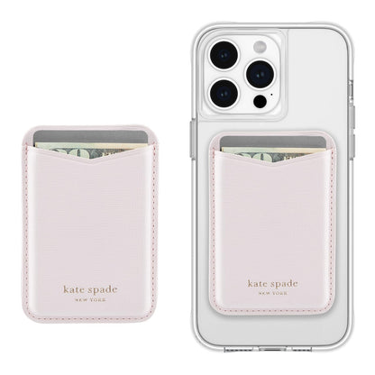 Kate Spade New York Portatarjetas magnéticas, Compatible con teléfonos y Fundas MagSafe, cornejo pálido - cornejo pálido