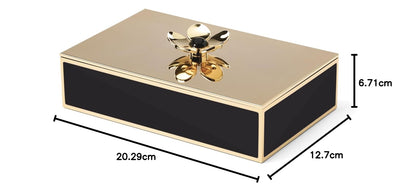 Kate Spade New York Make It Pop - Caja floral grande, color negro
