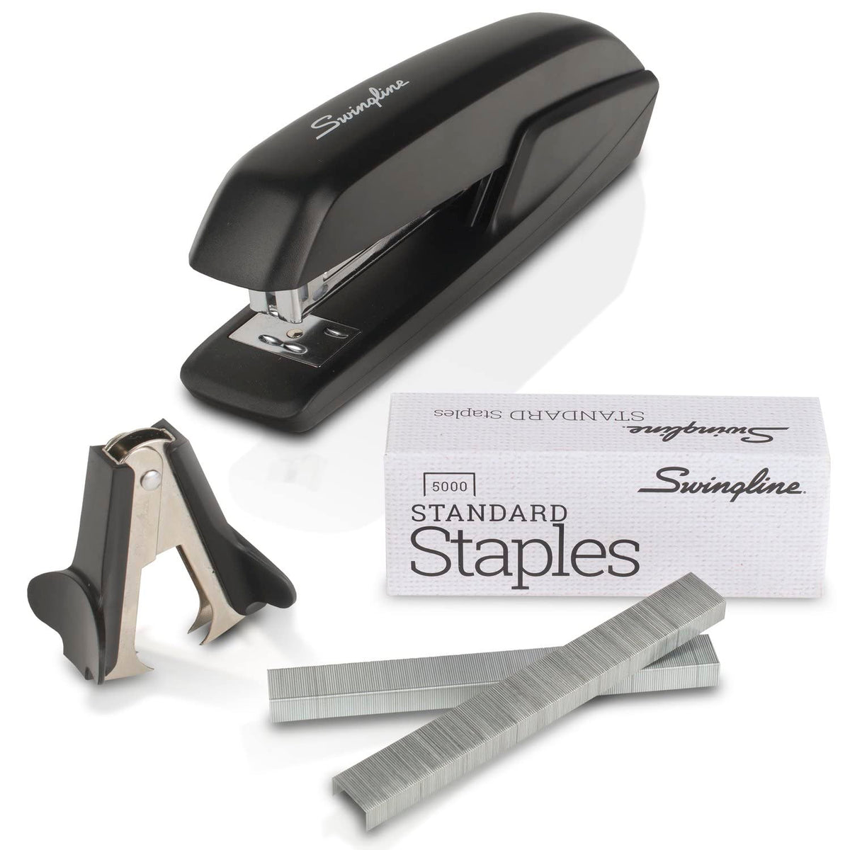 Swingline Standard Stapler Value Pack, Includes Stapler, 5000 Count Staples and Staple Remover, Black (S70754551H)