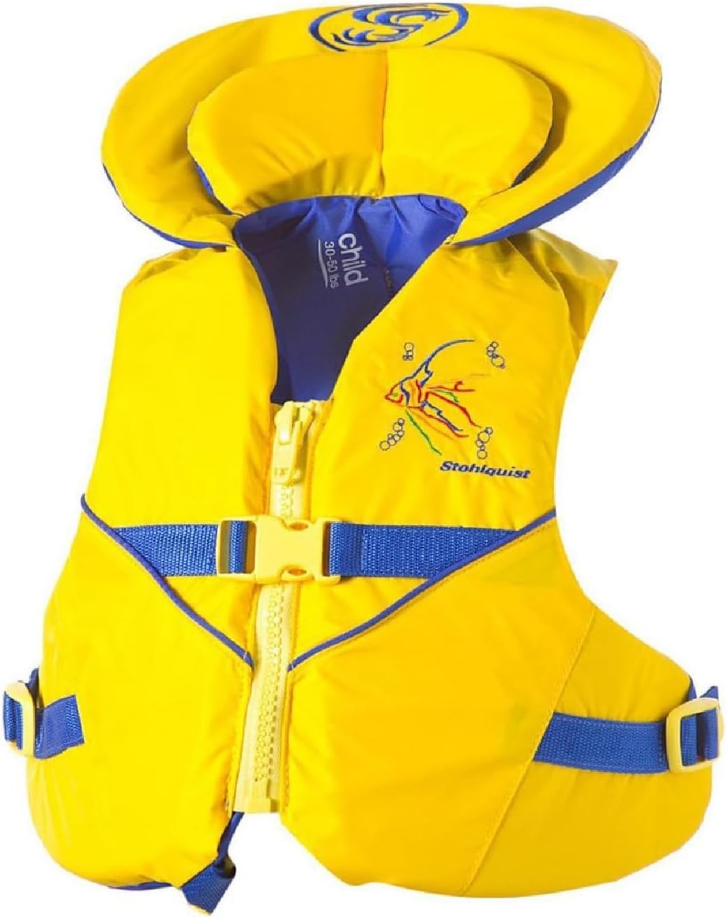 Stohlquist Nemo Infant - Chaleco Salvavidas para niños, Unisexo. - 30 - 50 lbs - Amarillo - Azul