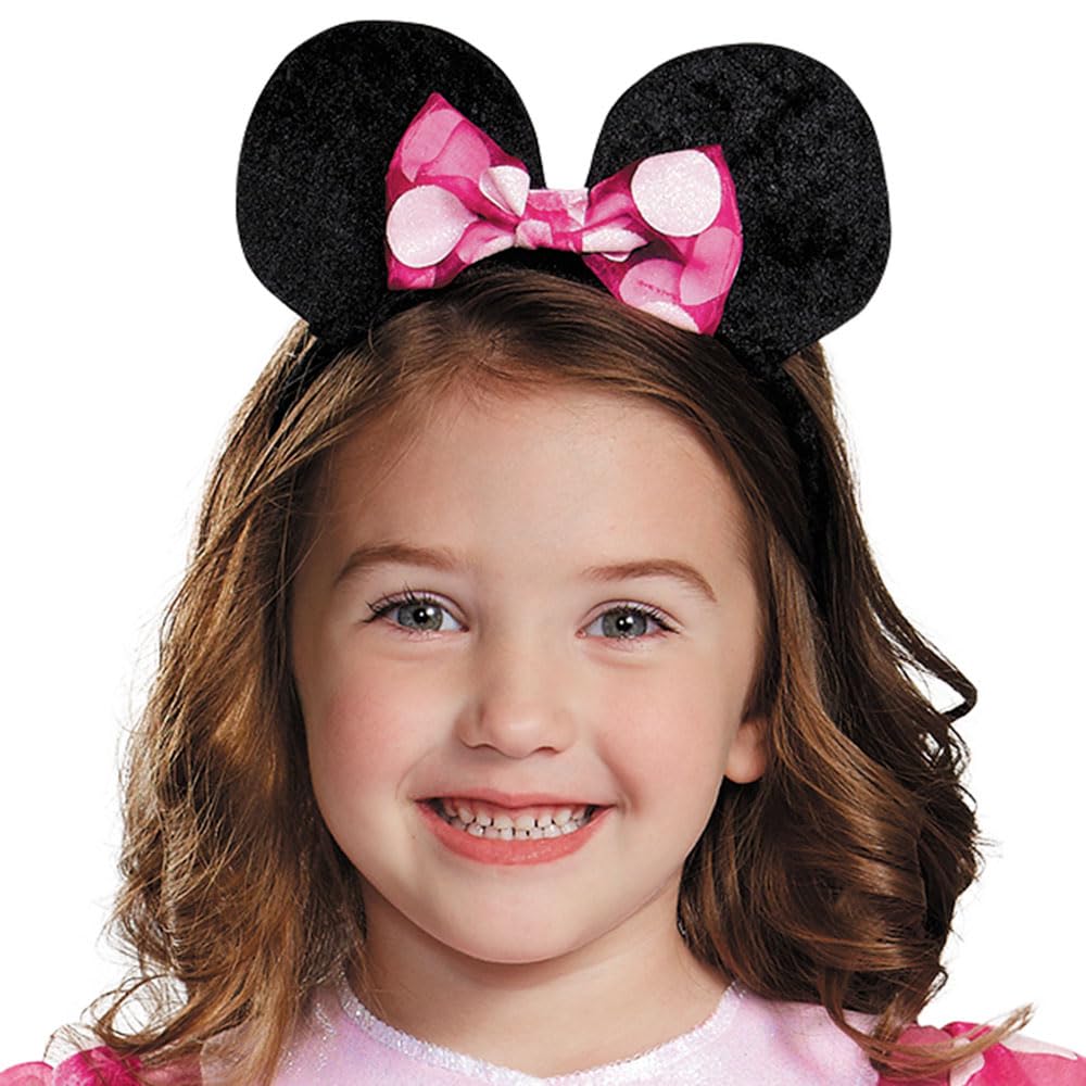 Disguise Disney Minnie Mouse - Disfraz clásico de tutú para niña, color rosa, talla L (4-6x)