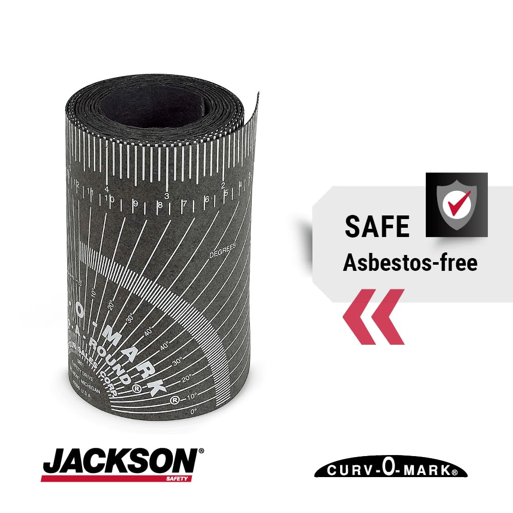 Jackson - Herramienta de medición de tuberías de seguridad – Herramienta de montaje de tubería de cinta redonda (varios tamaños y clasificaciones de calor)
