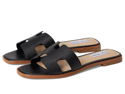 Steve Madden Hadyn sandalias para mujer - 24.0 cm - Cuero anaranjado