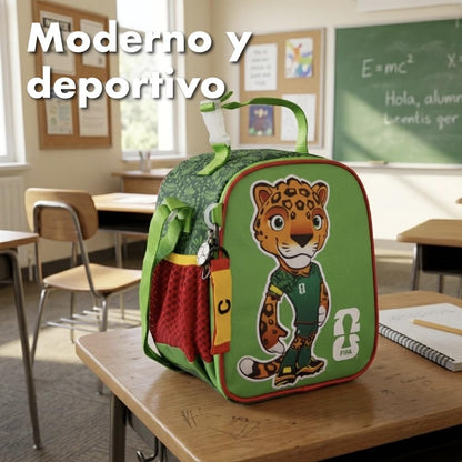 Ruz Lonchera Competition Marks 2026 Infantil Bolsa para Alimentos 3L Compartimento Amplio Poliéster Resistente Niño Verde