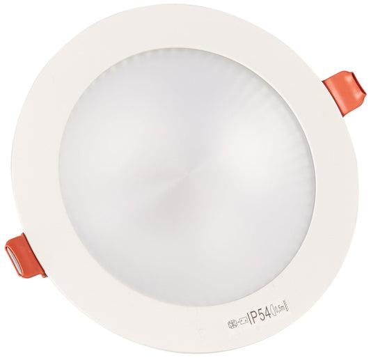 Estevez 19453-0 Empotrados Fijos Flush-Led Downlight Led Redondo 6-Pg 15W, para Plafón (Driver Integrado) Alta Eficiencia, Blanco