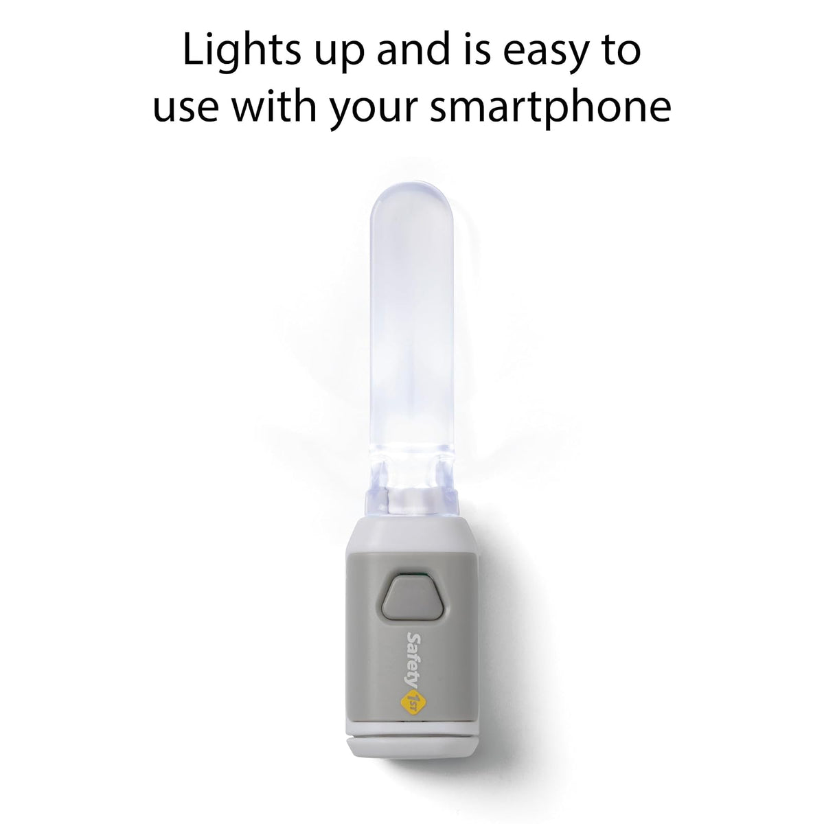 Safety 1st Depresor de lengua iluminado, ilumina la boca y la garganta para comprobar si hay signos de irritación, transparente