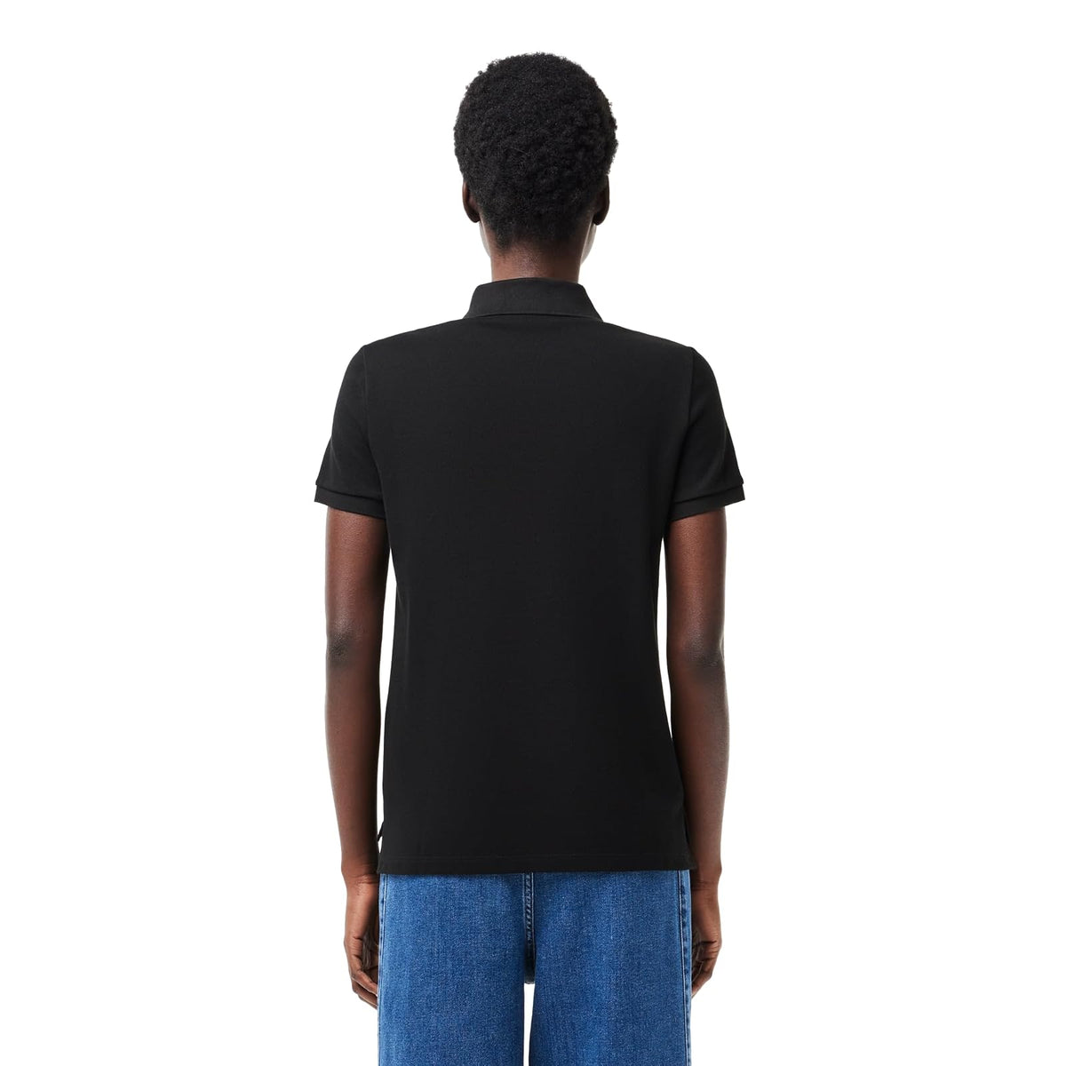 Lacoste Polo de Petit Piqué Suave con Corte Regular para Mujer